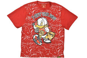 Switch Remarkable Mens 3XL Red I Get The Bag Graphic Tee Shirt Paint Splatter